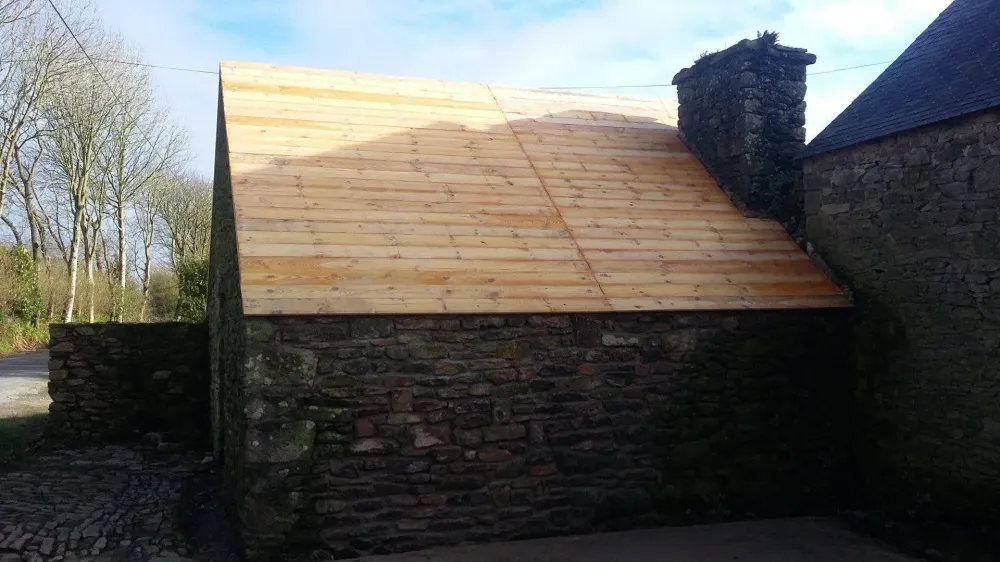 Charpente maison lisse