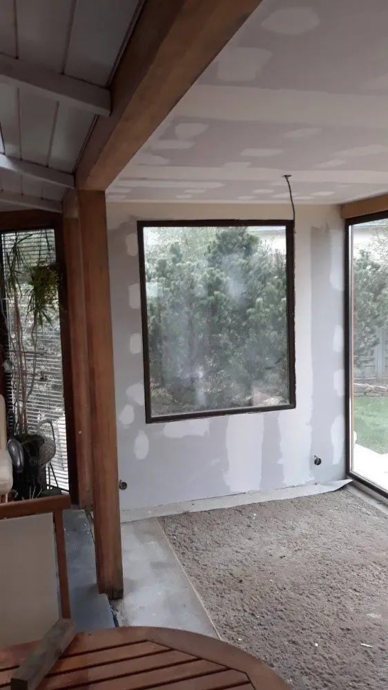 Veranda cloison interieur
