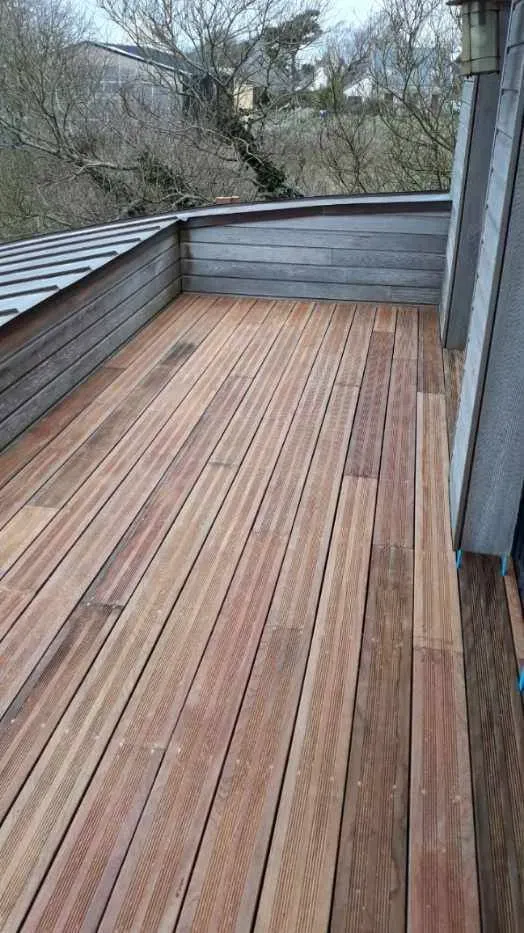 Terasse plancher fini