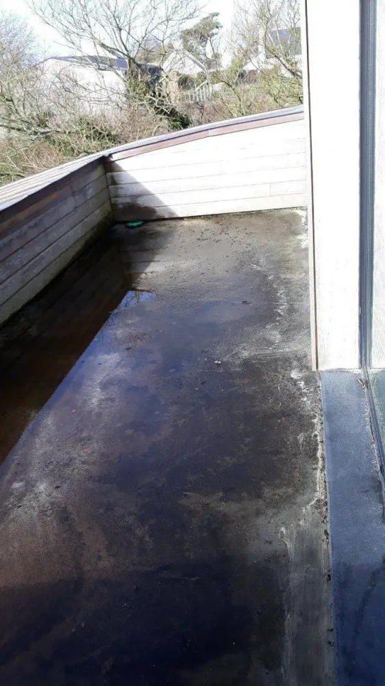 Terrasse sans plancher
